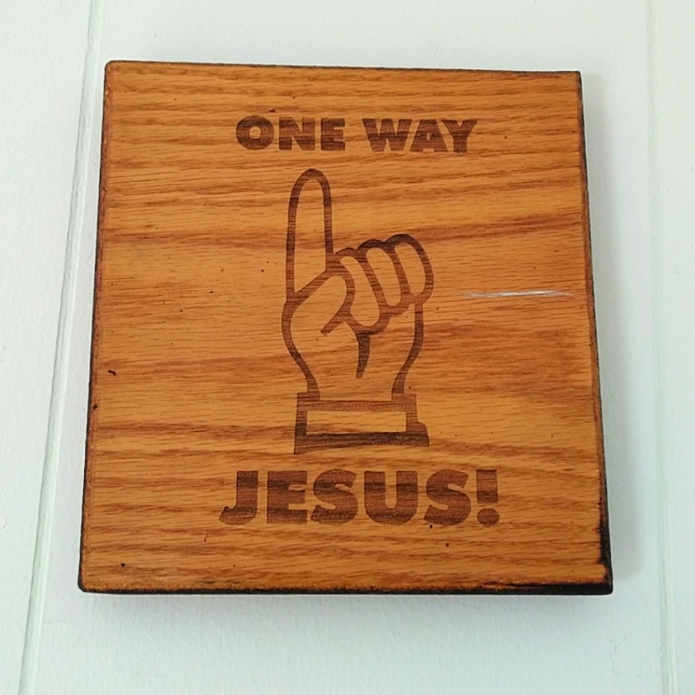 4/$10- Jesus Plaque